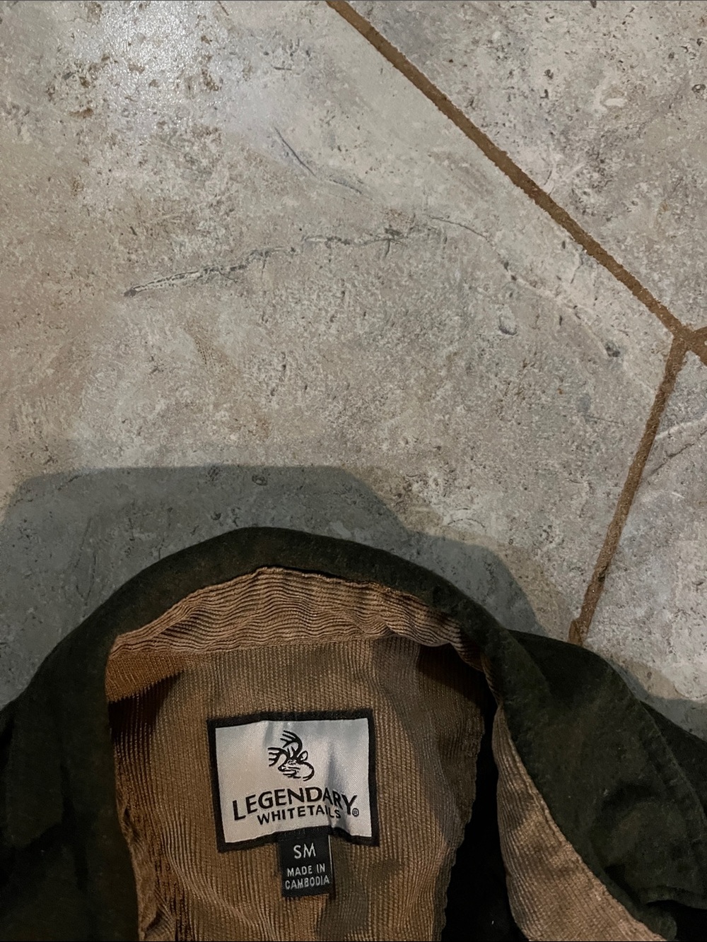 Men's Olive Green Utility Jacket - Unbranded - Picture 3 of 3